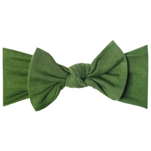 NWT Copper Pearl Infant Headband Bow Green - Picture 1 of 2